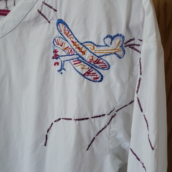 Anthropologie holding horses white blouse Small S - Picture 7 of 8